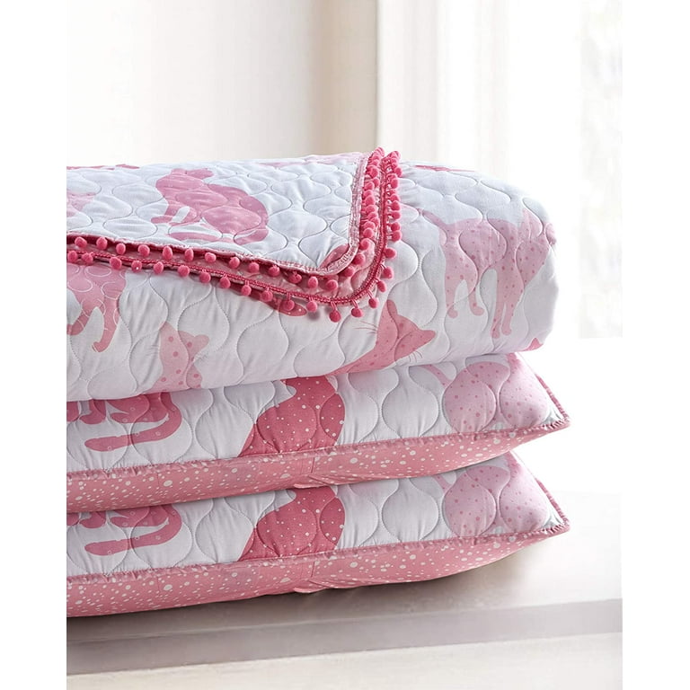 Pottery barn pink outlet quilt