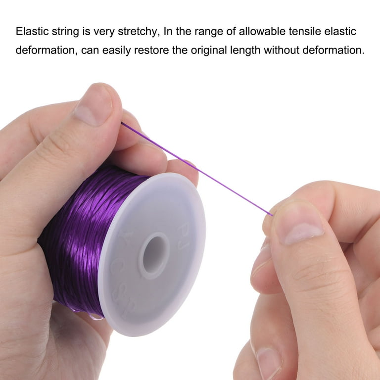 Uxcell Elastic Cord DIY Making Stretchy String Craft Wire, Medium