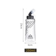 thumbnail image 4 of Ruiboury TPU Soft Flask Running Bouteilles d'Eau Pliables pour Randonnée 420ml Gris 250ML Gris, 4 of 6