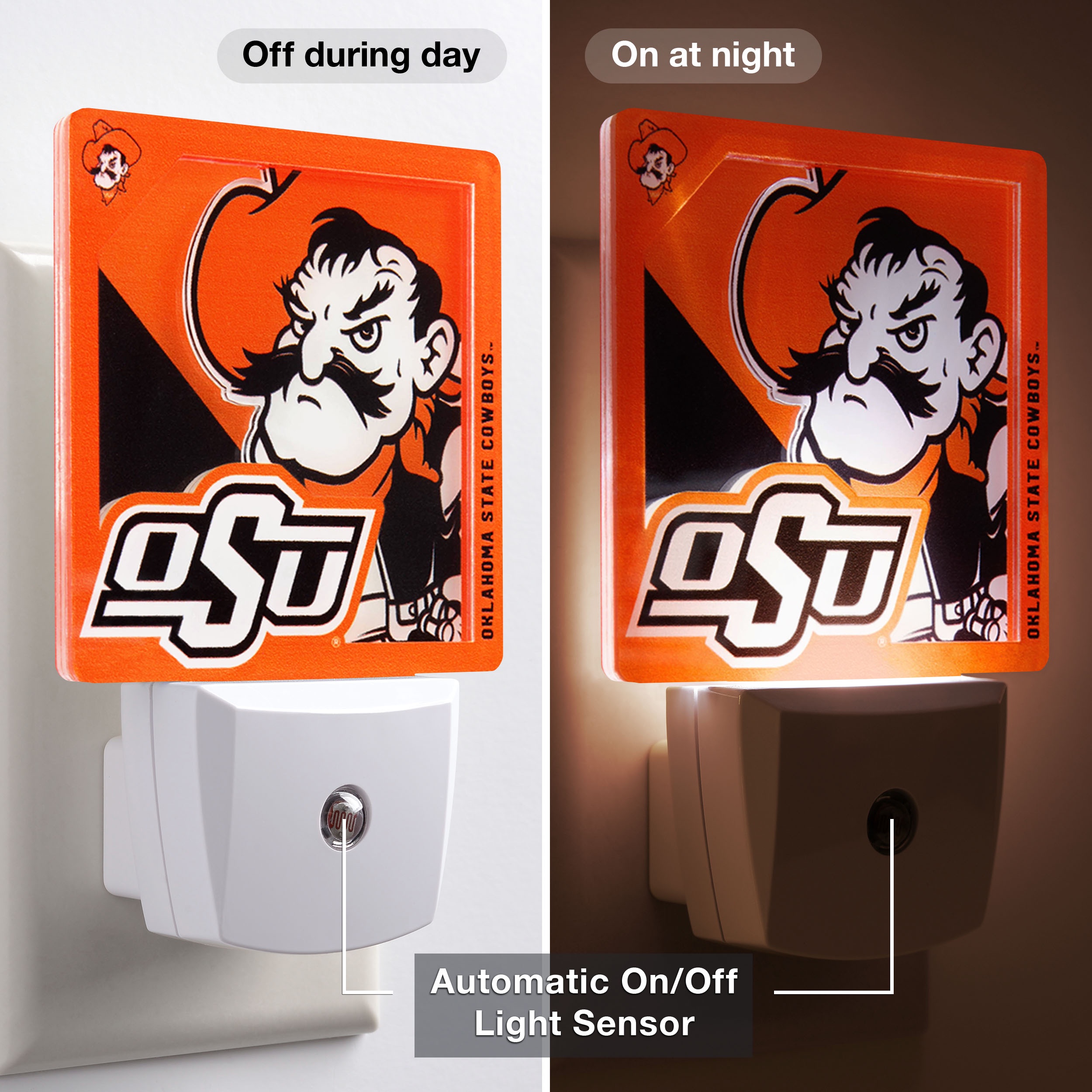 Oklahoma State Cowboys Logo Series Nite Light