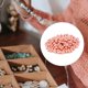 thumbnail image 4 of Naiovety 200 Uds cuentas espaciadoras sin costuras 4mm bola suelta pequeños accesorios joyería artesanal fabricación para collar negro Artesanía bronce rojo 4mm Naiovety HA060871-06, 4 of 6