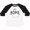 White and Black, variant on Inktastic It's Home- State of Iowa Outline Distressed Text Boys or Girls Toddler T-Shirt