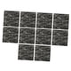 thumbnail image 3 of Paquete de 10 paneles de pared como pegatinas 3D y paneles decorativos de papel pintado de ladrillo. Gris oscuro, 3 of 9