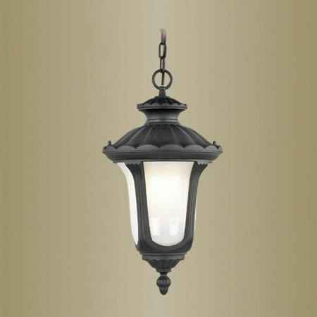 Livex Lighting 7654-04 Oxford Outdoor Chain Hung Lantern Black