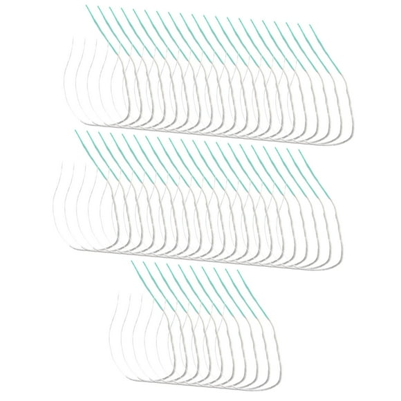 50x Enhebradores De Hilo Dental Herramienta Esencial Que Mantiene Conveniente Para El Aparato Ortopédico