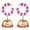 Pink, variant on Efulgenz Indian Jewelry Bollywood Crystal Floral Jhumka Jhumki Half Hoop Dangle Earrings for Women, Green, Perfect Valentines Day Gifts for Her