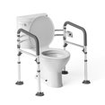 thumbnail image 1 of Barra de seguridad para inodoro Loyoda, ajustable y plegable, 1 of 7
