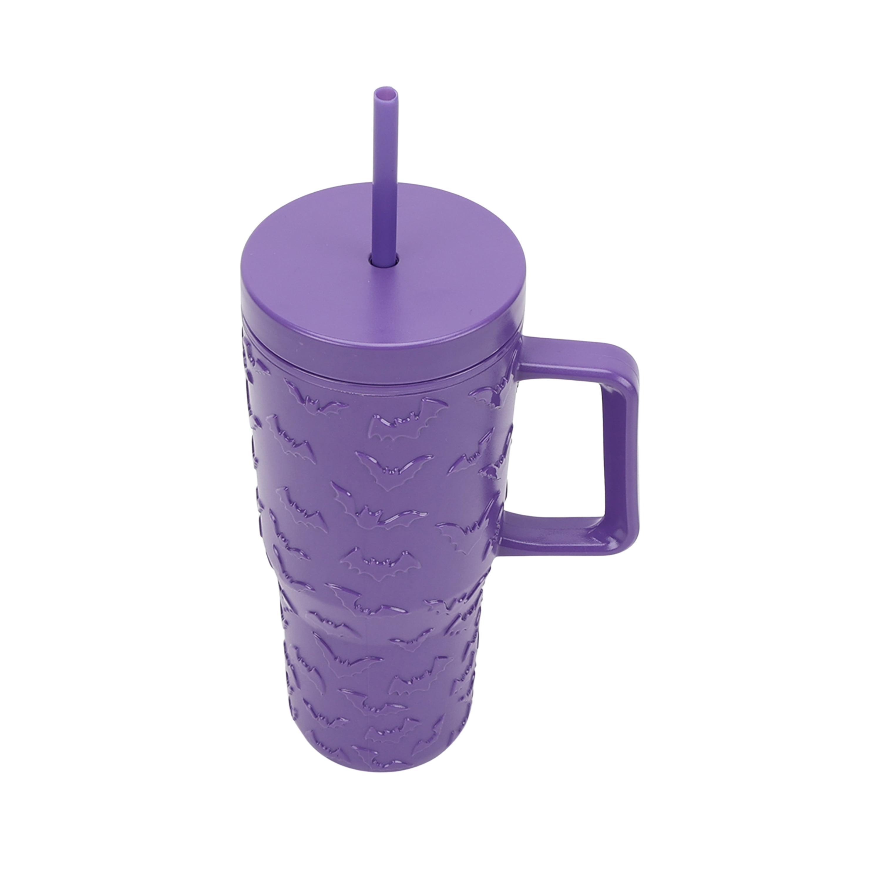Way To Celebrate 31.6 oz Purple Acrylic Bat Tumbler
