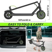 Electric Scooter Adults, Folding E Scooter with 350W Motor 19 Mph Top Speed, Max 22 Miles Long Range, 8.5 Tires Commuting Scooters with Dual Brake System, APP for Commuting Travel&Campus
