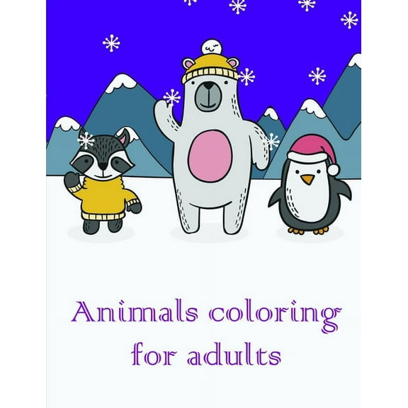 Desert Animals: Animals coloring for adults: coloring pages, Christmas Book for kids and children (Paperback)