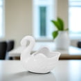 thumbnail image 3 of VERDANVERSE Elegant White Swan Shaped Planter for Garden and Yard Plant Lovers, 3 of 8