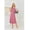 Purple Red, variant on Ekouaer Nightgowns for Women Bamboo Viscose House Dress Long Night Gowns Short Sleeve Sleepshirt Soft Sleepwear