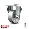 thumbnail image 2 of 3 Inch Semi Steel Cast Iron Wheel Rigid Top Plate Caster Service Caster Brand, 2 of 2