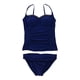 thumbnail image 1 of Tankini de 2 piezas Bleu Azul 8 Pliegues Retro, 1 of 2