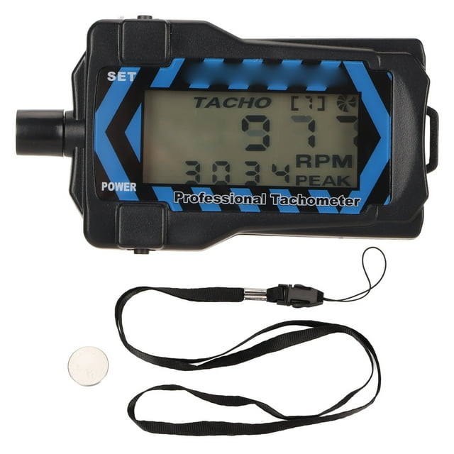 Tacómetro de mano Sincero LED retroiluminación azul alta precisión