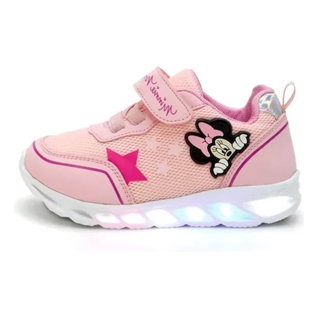 Tenis Tropicana Minnie Mouse con Luces Rosa DY95007 rosa 20.5