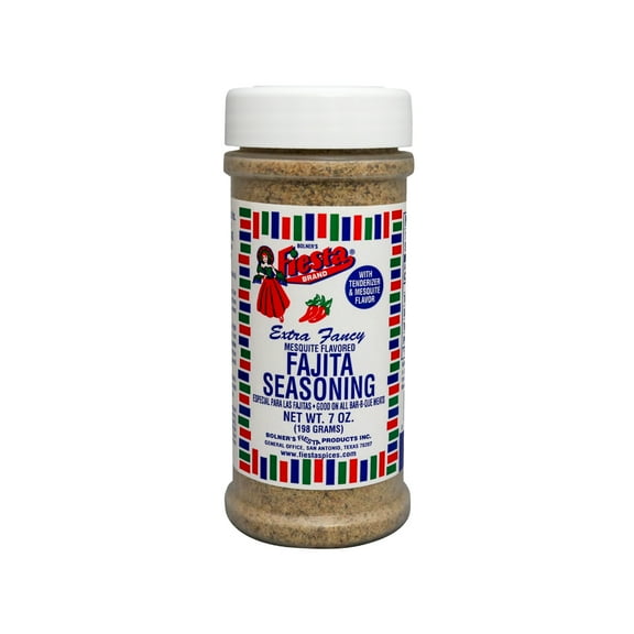 Bolners Fiesta Fiesta Fajita Seasoning Mix, Mesquite Flavor, 7 Oz