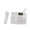 White, variant on M Buder Fixed Wireless Phone 2G Desktop Telephone Support GSM 850/900/1800/1900MHZ SIM Card Cordless Phone with Antenna Radio Alarm Clock SMS Funtion for Call Center Office EU Plug Black