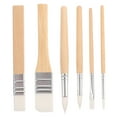 thumbnail image 1 of 6Pcs Nylon Painting Brushes Student Paint Brushes Set Nylon Brushes for Painting, 1 of 9