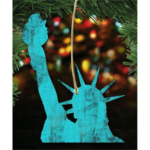 Designocracy 99918-M Lady Liberty USA Wooden Magnet