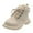 White, variant on Huowey Kids Boys Girls PU Lace Shoes Fashion Mesh Lace Boots Non- Breathable Boots Trendy Footwear, Little Child