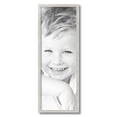 thumbnail image 2 of ArtToFrames 10x28" Bright Silver Picture Frame, Silver Wood Poster Frame, with Regular Acrylic and 2 (FBPL-4752), 2 of 7