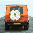 thumbnail image 6 of Yiaed happy dog. St. Patricks Day Print Tire Wheel Cover, tire covers for trailers,rv wheel covers,rv tire covers, camper tire covers,tire covers for cars-17 inch, 6 of 6