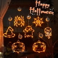 thumbnail image 2 of Guirnalda de luces LED para ventana de Halloween, lámpara con ventosa, Araña de calabaza, murciélago, decoración de ambiente, 2 of 4