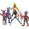 thumbnail image 1 of SET de 6 piezas FNAF FIVE NIGHTS AT FREDDY'S con modelo de figura de acción articulada, 1 of 5