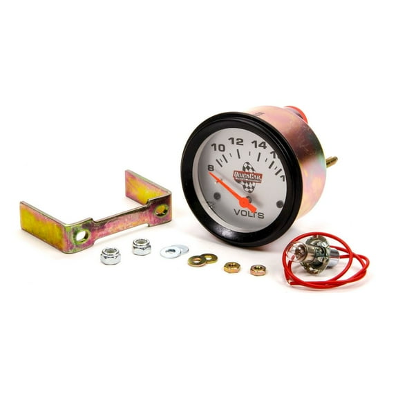 Quickcar Racing Products Voltmeter Gauge 2-5/8in