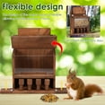 Squirrel Feeder Sturdy Easy to Install Squirrel Picnic Table Feeder