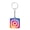 Squaer Instagram, variant on NFC Smart Epoxy Keychain for Google Instagram Whatsapp Facebook Snapchat Review Tap Keychain for Instant Customer Feedback