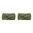thumbnail image 1 of sweethay Diadema de invierno para mujer, tejido a prueba de viento, ajustable, ancho, grueso, calentadores de orejas, accesorios para peinados Type1 NO1, 1 of 6