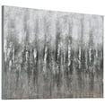 thumbnail image 3 of Empire Art Direct Gray Frequency Textured Metallic Hand Painted Wall Art, 30" x 40" x 1.5", Ready to Hang, 3 of 13