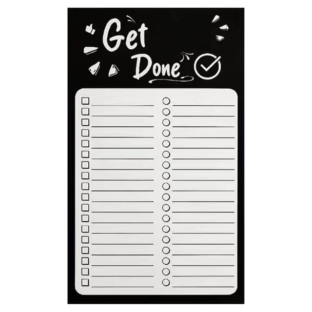 Office Stationery Set Style Book Strong Attraction Can Be Pasted on Refrigerator Smooth Writing Thick Paper No Ink Reusable Easy to Tear No Suitabl for Home Kitchen Message Memo Reminder Daily Use Cr