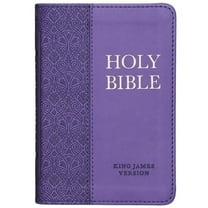 Christian Art Gifts 160784 LuxLeather KJV Pocket Bible, Lavender