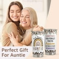 thumbnail image 2 of Aunt Gifts Tumbler - Stainless Steel Tumbler 20oz - Best Auntie Ever Gifts for Women - Birthday Christmas Gift Ideas for Aunt from Niece or Nephew - New Aunt - Aunt Birthday - Aunt To Be, 2 of 6