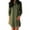 Army Green, variant on Lindreshi Shackets for Women with Pockets Women's Fashion Fringe Shirt Lapel Long Sleeve Single Breasted Jacket Tops