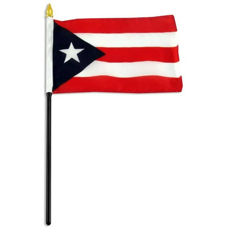 Puerto Rico Flag Car - Puerto Rico flag 4 x 6 inch