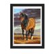 thumbnail image 2 of Pintura decorativa de pared con efecto hogareño personalizada, juego de pintura de diamantes 5D Diy con diseño de caballo y animales, 12 x 16 pulgadas, 2 of 5