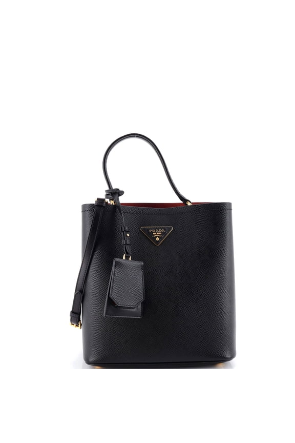 Pre-Owned Panier Bucket Bag Saffiano Leather Medium By Rebag