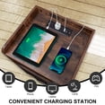 thumbnail image 5 of Kkonetoy Bed Side Table with Charging Station Modern End Side Table with 4 Storage Drawers & USB Ports & Power Outlets for Bedroom Living Room, 5 of 9