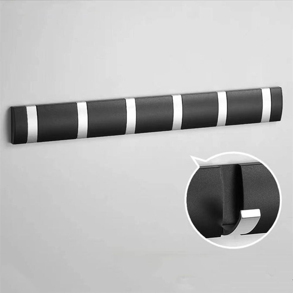 Installation For Bathroom Back Door Clothes Holder Coat Rack Hooks