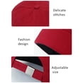 thumbnail image 5 of Cotton Docker Sailor Skull Cap with Rolled Cuff and Brimless Design, Retro Worker Cap for Men and Women in Classic Harbour Style, Versatile Beanie Watch Cap for Casual and Everyday Wear,Red, 5 of 9