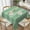 Green Stripes, variant on Yellow Stripes Soft Tablecloth Square Dinng Table Covers for Kitchen & Table Linens 60" x 60"