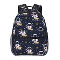 thumbnail image 1 of Disketp Astronaut Surfing Mochila Estampada para Hombre y Mujer – Mochila Ligera Clásica con Múltiples Bolsillos para Universidad, Trabajo y Viajes-One Size, 1 of 5