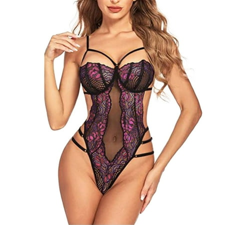 

Women Exotic Lingerie Fashion Suit Red Plaid Lace All Season Casual Daily Holiday Beach Vacation Sleepwear Underwear Valentine s Day Gift