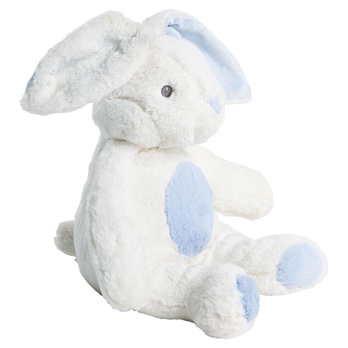 Lillian Vernon Large Easter Bunny Plush Blue - 9" x 6" x 15", Kids Stuffed Animal, Easter Basket Gift