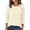 Beige, variant on CQONEPT Women Raglan Long Sleeve Sweater Fall Winter Waffle Knit Comfy Casual Blouse Trendy Crewneck Button Trim Pullover Tops Light Blue 2XL