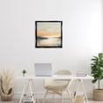 thumbnail image 3 of Stupell Industries Clear Sunset on Lake Landscape & Nature Painting Black Floater Framed Canvas Art Print Wall Art, 25 x 25, 3 of 10